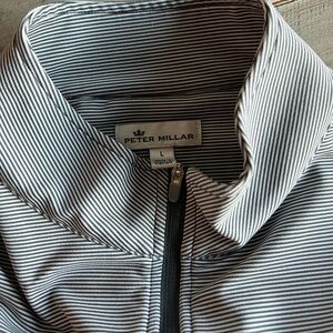 Peter Millar Men’s Perth Performance Pullover, Size - L, Color - Grey